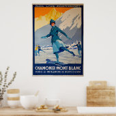 Chamonix - Mont Blanc Poster (Küche)