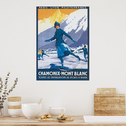 Chamonix - Mont Blanc Poster (Küche)