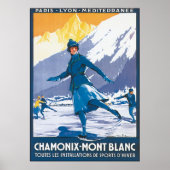Chamonix - Mont Blanc Poster (Vorne)