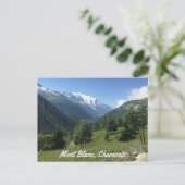 Chamonix Mont Blanc Postkarte (Stehend Vorderseite)