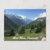 Chamonix Mont Blanc Postkarte (Vorderseite)