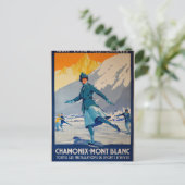 Chamonix - Mont Blanc Postkarte (Stehend Vorderseite)