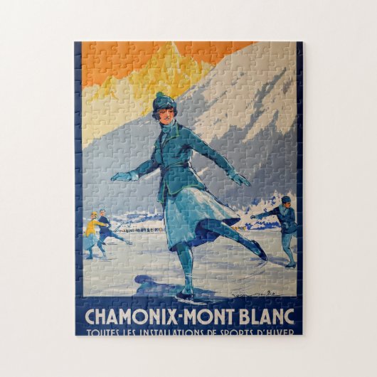 Chamonix - Mont Blanc Puzzle (Vertikal)