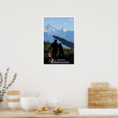 Chamonix, Mont Blanc, Reisen Poster (Küche)