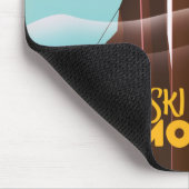 Chamonix-Mont-Blanc Skiposter Mousepad (Ecke)