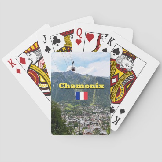 Chamonix - Mont Blanc Spielkarten (Rückseite)