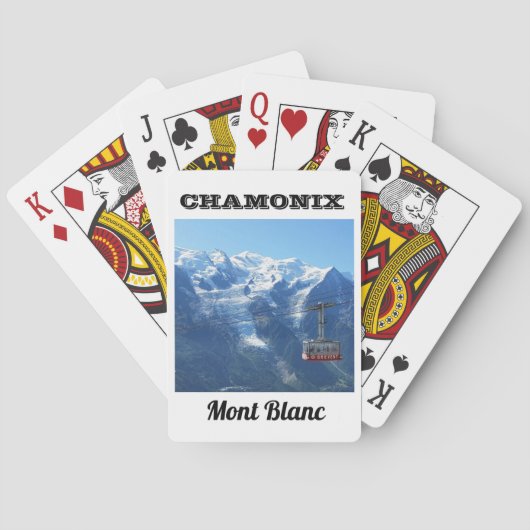 Chamonix Mont Blanc Spielkarten (Rückseite)
