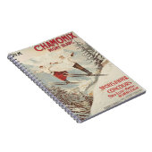 Chamonix Mont Blanc Vintages französisches Skipost Notizblock (Rechte Seite)