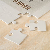 Chamonix Mont Blanc Vintages französisches Skipost Puzzle (Seite)