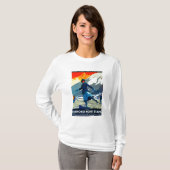Chamonix-Mont Blanc Vintages PosterEurope T-Shirt (Vorne ganz)