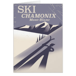 Chamonix-Mont-Blanc Vintages Skiposter