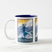 Chamonix-Mont Blanc Zweifarbige Tasse (Links)