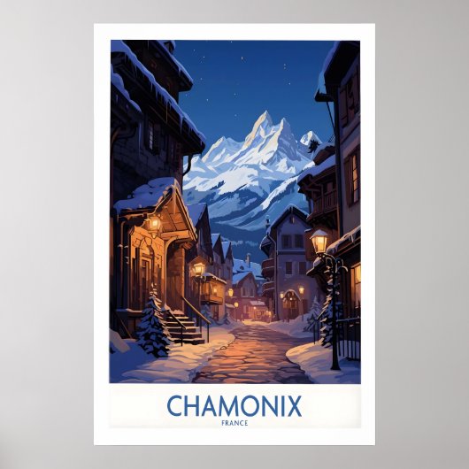 Chamonix Print 1 Poster (Vorne)