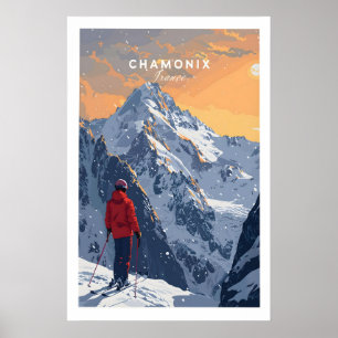 Chamonix-Reiseposter - Frankreich 1 Poster