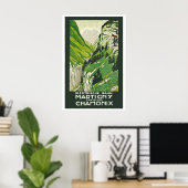 Chamonix Schweiz Martigny-Chatelard-Bahn Poster (Heimbüro)