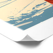 Chamonix Ski Poster 1 (Ecke)