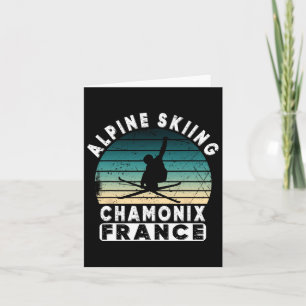Chamonix Ski Resort Frankreich Skifahren Karte