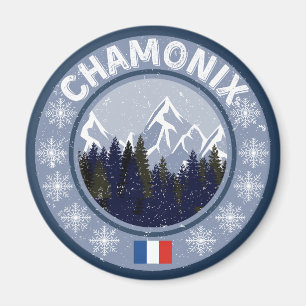 Chamonix Skistation Magnet