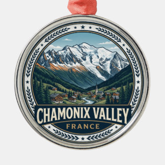 Chamonix-Tal Frankreich Ornament Aus Metall