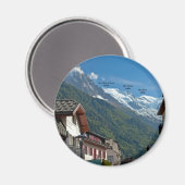 Chamonix Town Magnet (Vorderseite/Rückseite)