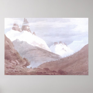 Chamonix und Martigny Poster