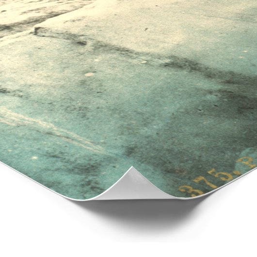 Chamonix Valley - Mer de Glace Poster (Ecke)