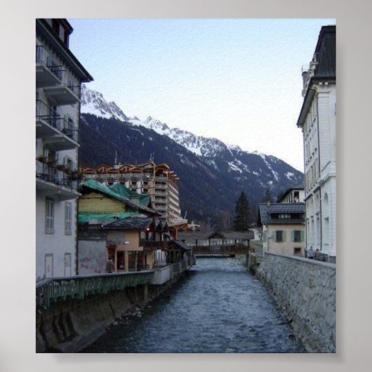 Chamonix Village Poster (Vorne)