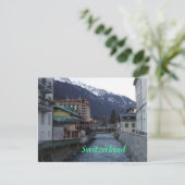 Chamonix Village Postkarte (Stehend Vorderseite)