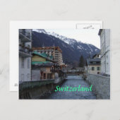 Chamonix Village Postkarte (Vorne/Hinten)