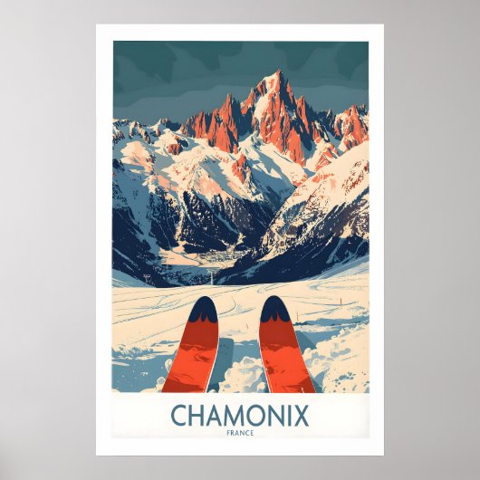 Chamonix-Wandkunstposter 1 Poster (Vorne)