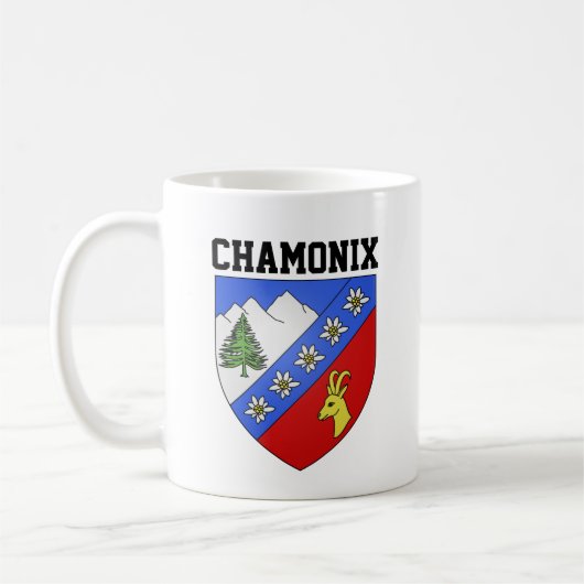 Chamonix-Wappen Kaffeetasse (Links)