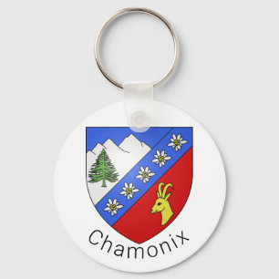 Chamonix-Wappen Schlüsselanhänger
