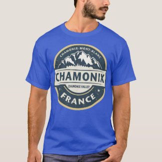 ChamonixMontBlanc Skigebiet T-Shirt