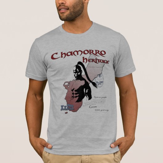 Chamorro Geistfarbe T-Shirt (Vorderseite)