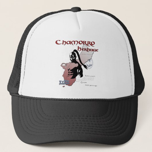 Chamorro Geistkopie Truckerkappe (Vorderseite)