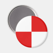 Chamoson, Schweiz Magnet (Vorderseite/Rückseite)