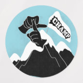 Champ - ASL-Design Etiketten (Design 2)