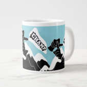 Champ - ASL-Design Jumbo-Tasse (Vorderseite Rechts)