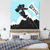 Champ - ASL-Design Leinwanddruck (Insitu (Schlafzimmer))