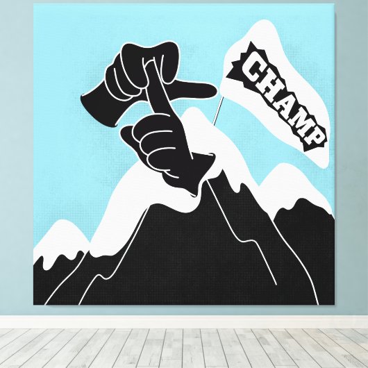 Champ - ASL-Design Leinwanddruck (Insitu (Holzboden))