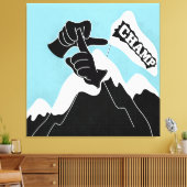 Champ - ASL-Design Leinwanddruck (Insitu (Wohnzimmer))