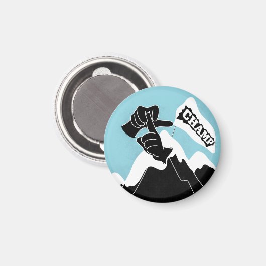 Champ - ASL-Design Magnet (Vorderseite/Rückseite)