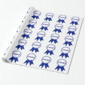 Champ Blue Ribbon Geschenkpapier (Ungerollt)