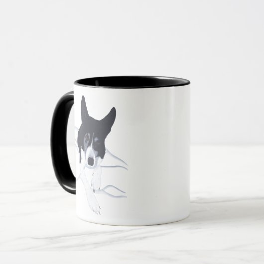 Champ Border Collie Dog Lover Tasse (Vorderseite Links)