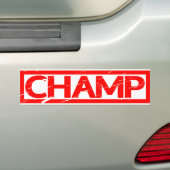 Champ-Briefmarke Autoaufkleber (Auf Auto)