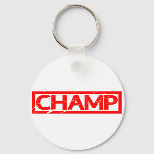 Champ-Briefmarke Schlüsselanhänger