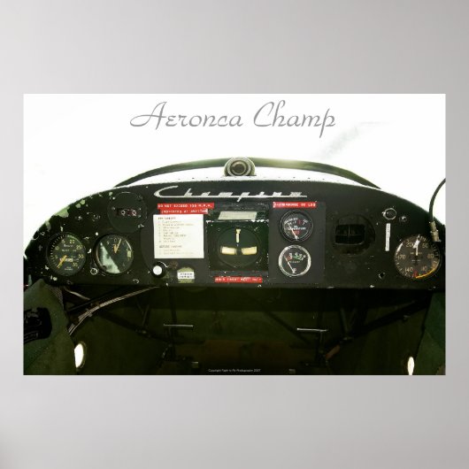 Champ Cockpit Poster (Vorne)