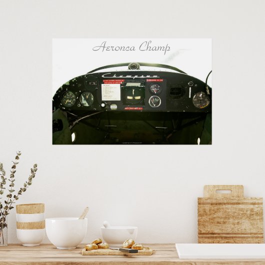 Champ Cockpit Poster (Küche)