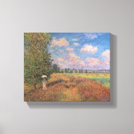 Champ de Coquelicots - Claude Monet - c1875 Leinwanddruck (Vorderseite)