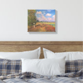 Champ de Coquelicots - Claude Monet - c1875 Leinwanddruck (Insitu (Schlafzimmer))
